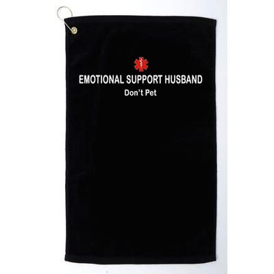 Emotional Support Husband Do Not Pet Golf Towel