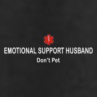 Emotional Support Husband Do Not Pet Golf Towel