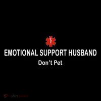 Emotional Support Husband Do Not Pet Wool Snapback Cap