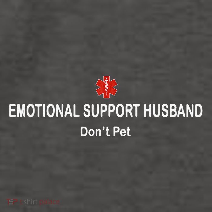Emotional Support Husband Do Not Pet Vector Backpack