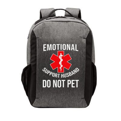 Emotional Support Husband Do Not Pet Funny Vector Backpack