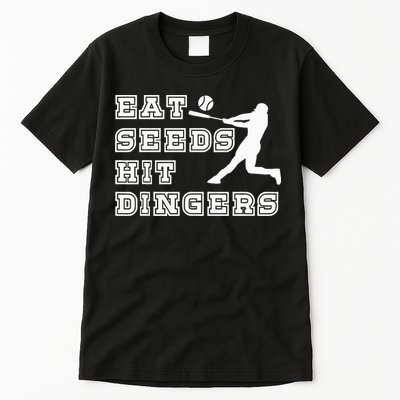 Eat Seeds Hit Dinger Baseball Lover Tall T-Shirt
