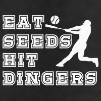 Eat Seeds Hit Dinger Baseball Lover 11oz C Handle Ceramic Mug