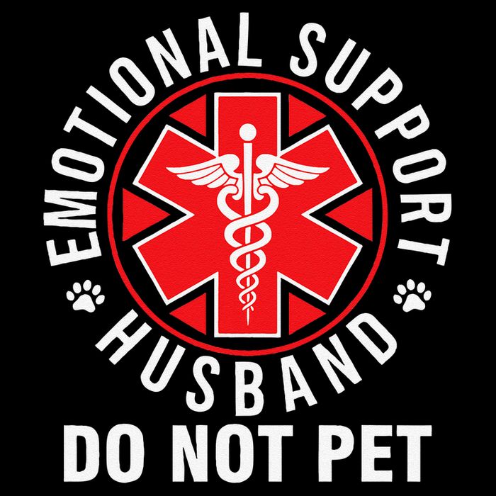 Emotional Support Husband Do Not Pet Funny Quote Sayings Flat Bill Trucker Hat