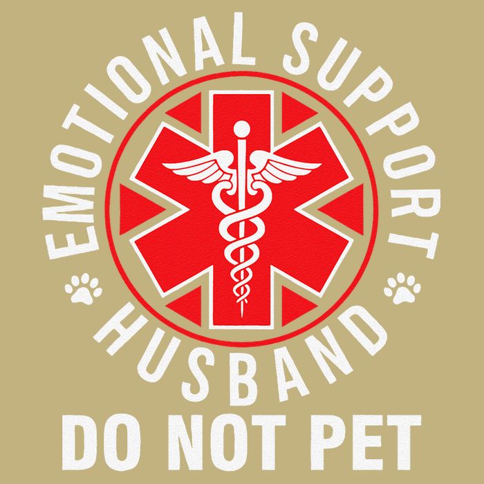 Emotional Support Husband Do Not Pet Funny Quote Sayings Cooling Performance Crew T-Shirt