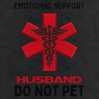 Emotional Support Husband Do Not Pet Cool Comfort Performance Bucket Hat