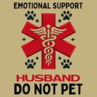 Emotional Support Husband Do Not Pet Cooling Performance Crew T-Shirt
