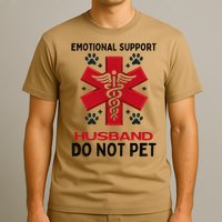 Emotional Support Husband Do Not Pet T-Shirt