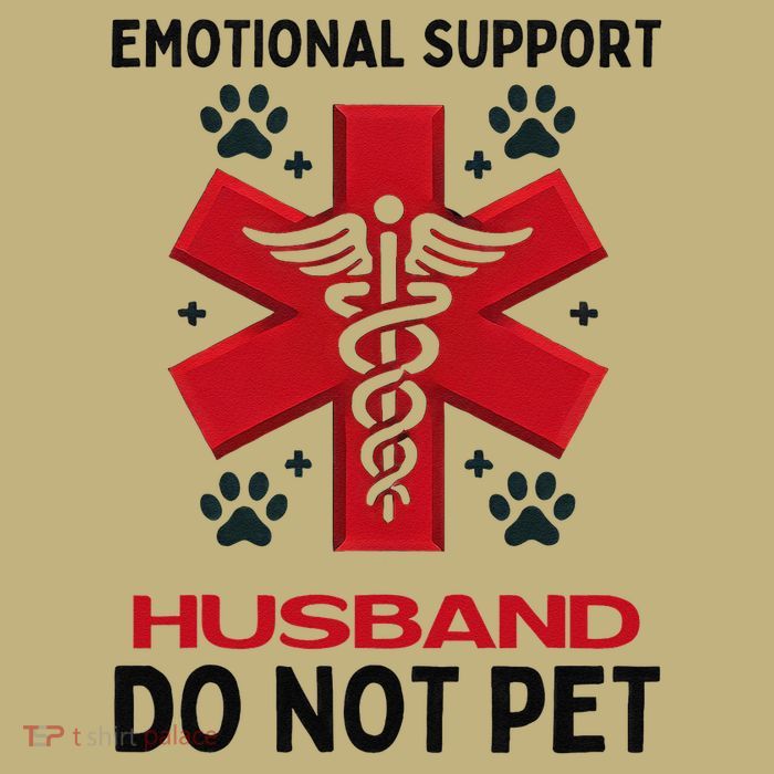 Emotional Support Husband Do Not Pet Magnet