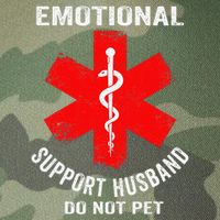 Emotional Support Husband Do Not Pet Legacy Tie Dye Trucker Hat