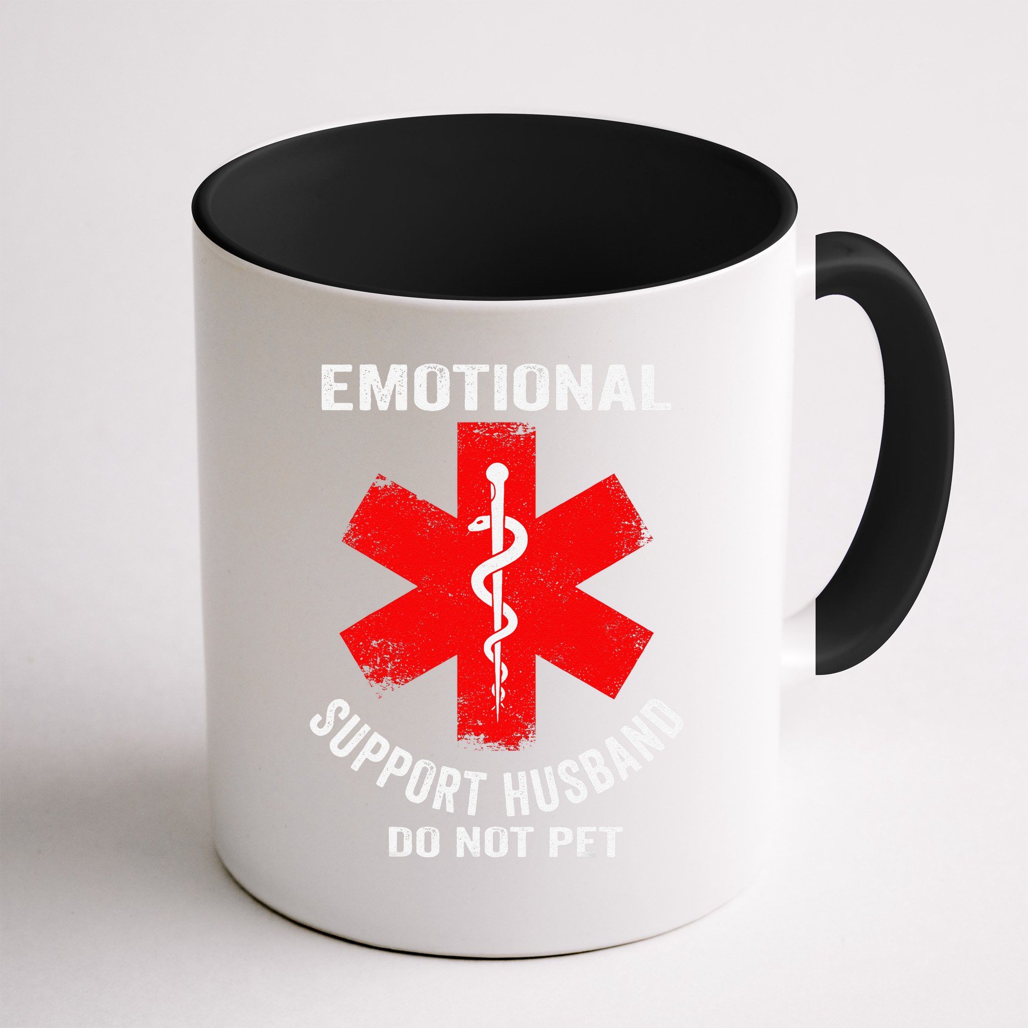 Emotional Support Husband Do Not Pet Mug