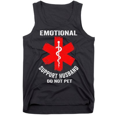 Emotional Support Husband Do Not Pet Tank Top