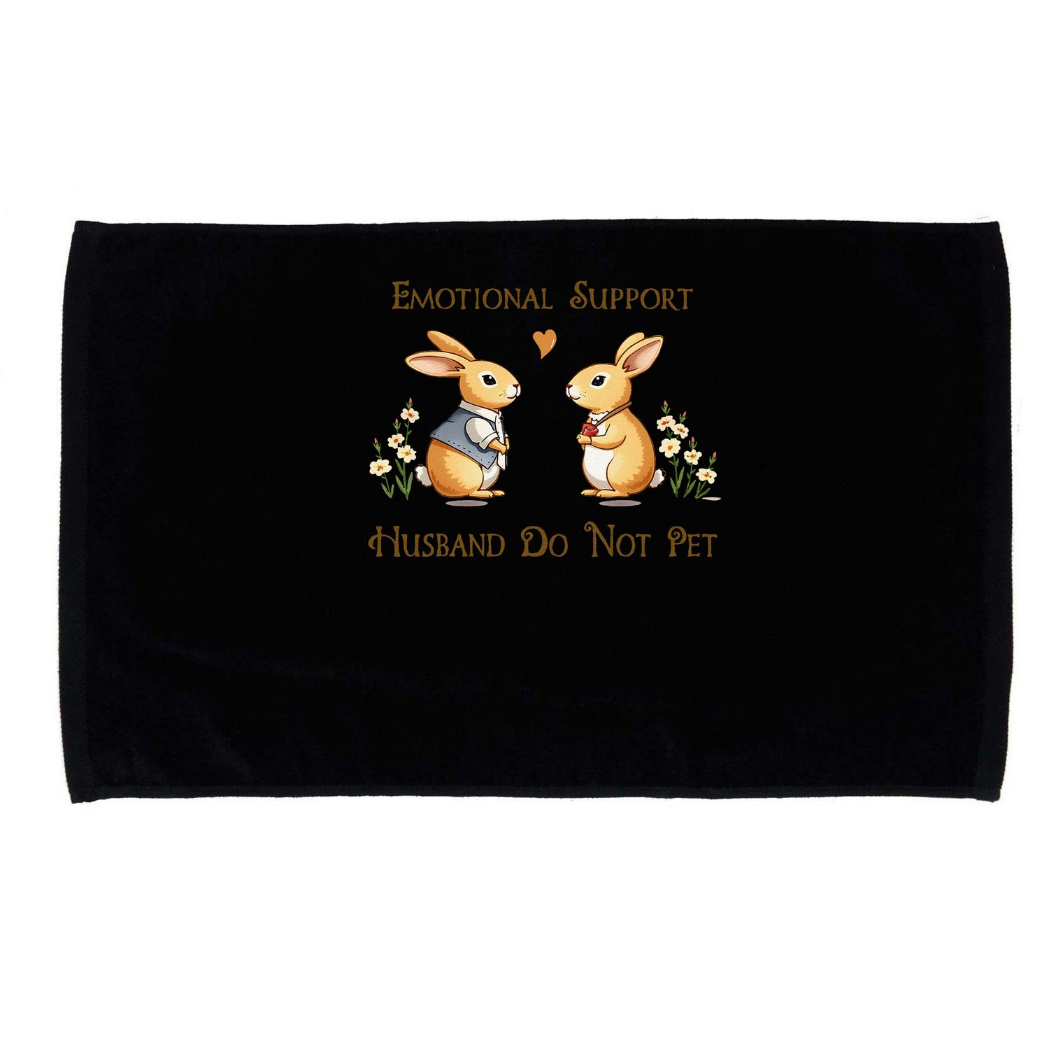 Emotional Support Husband Do Not Pet Husband Quotes For Him Microfiber Hand Towel