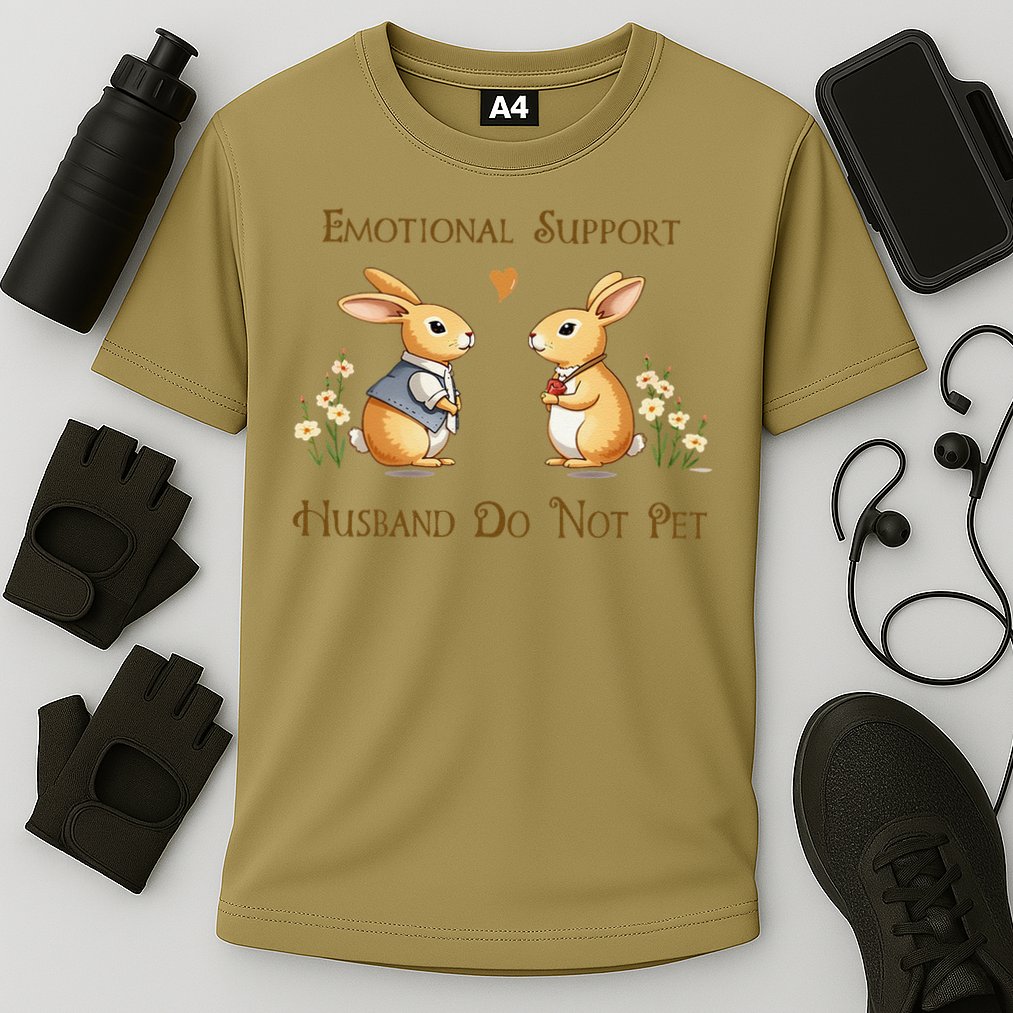 Emotional Support Husband Do Not Pet Husband Quotes For Him Cooling Performance Crew T-Shirt