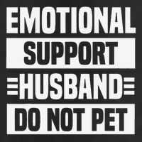 Emotional Support Husband Do Not Pet Cool Comfort Performance Bucket Hat