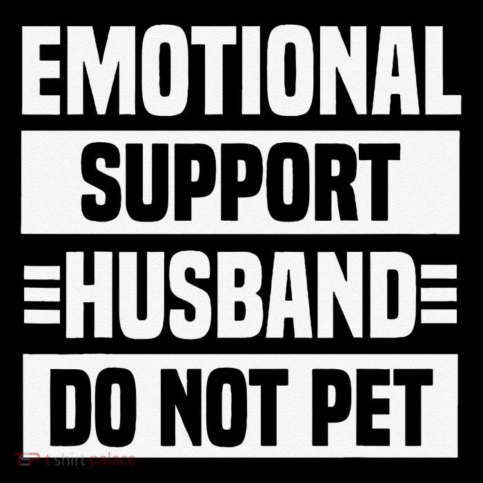 Emotional Support Husband Do Not Pet Bucket Hat