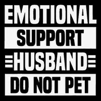 Emotional Support Husband Do Not Pet Mesh Reversible Basketball Jersey Tank