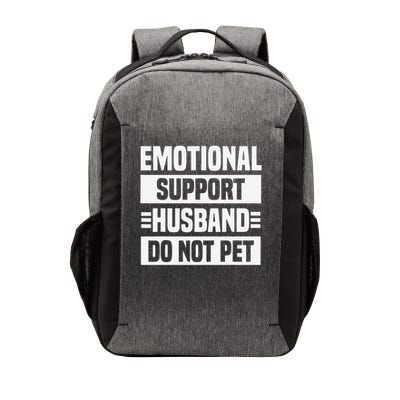 Emotional Support Husband Do Not Pet Vector Backpack