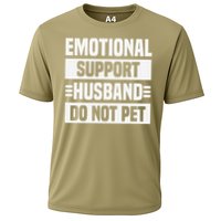 Emotional Support Husband Do Not Pet Cooling Performance Crew T-Shirt