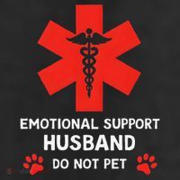 Emotional Support Husband Do Not Pet Cool Comfort Performance Bucket Hat