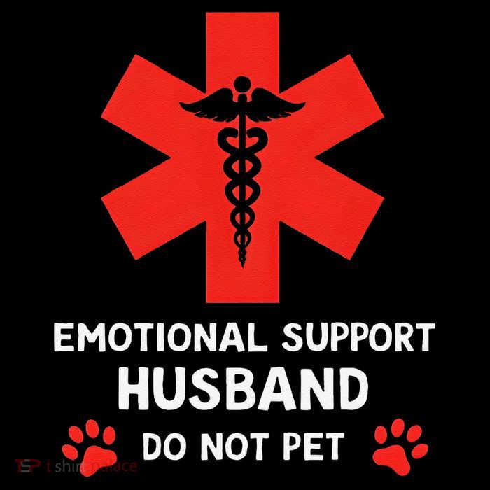 Emotional Support Husband Do Not Pet 16 in Basic Backpack