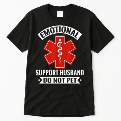 Emotional Support Husband Do Not Pet Vintage Tall T-Shirt