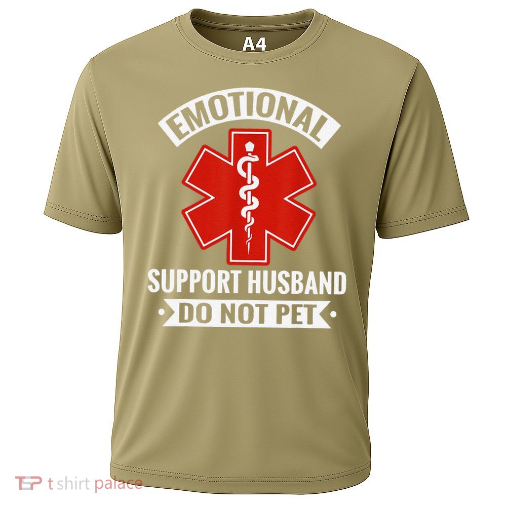 Emotional Support Husband Do Not Pet Vintage Performance Shirt