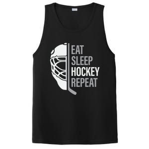 Eat Sleep Hockey Repeat Player Fan Graphic Cool Gift PosiCharge Competitor Tank