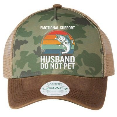 Emotional Support Husband Do Not Pet Legacy Tie Dye Trucker Hat