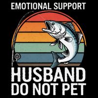 Emotional Support Husband Do Not Pet Backpack