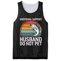 Emotional Support Husband Do Not Pet Mesh Reversible Basketball Jersey Tank