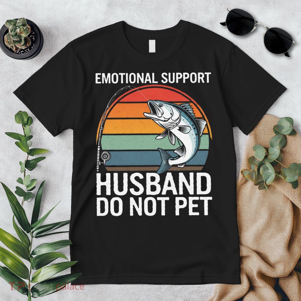 Emotional Support Husband Do Not Pet Premium T-Shirt