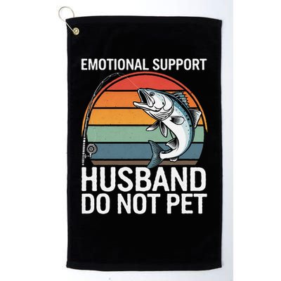Emotional Support Husband Do Not Pet Golf Towel