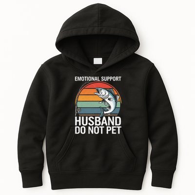 Emotional Support Husband Do Not Pet Kids Hoodie