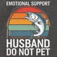 Emotional Support Husband Do Not Pet Vector Backpack