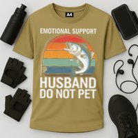 Emotional Support Husband Do Not Pet Cooling Performance Crew T-Shirt