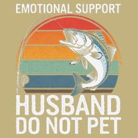 Emotional Support Husband Do Not Pet Cooling Performance Crew T-Shirt