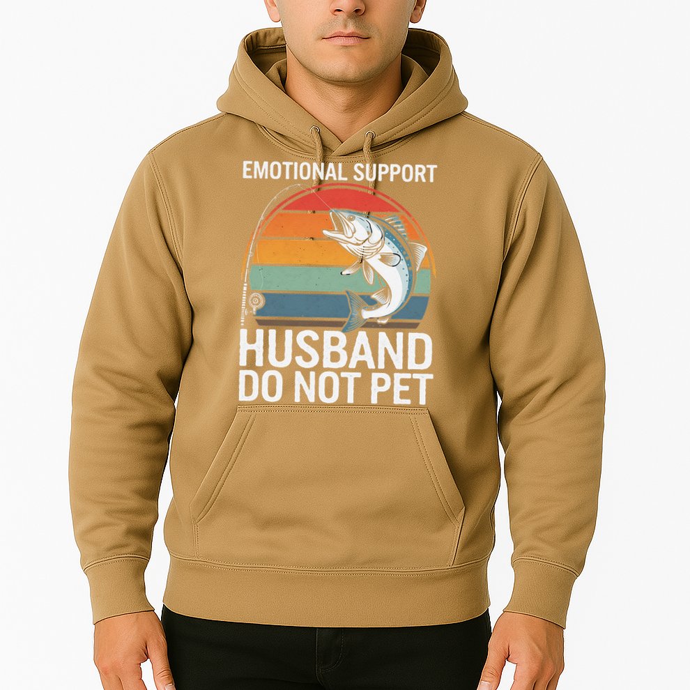 Emotional Support Husband Do Not Pet Hoodie