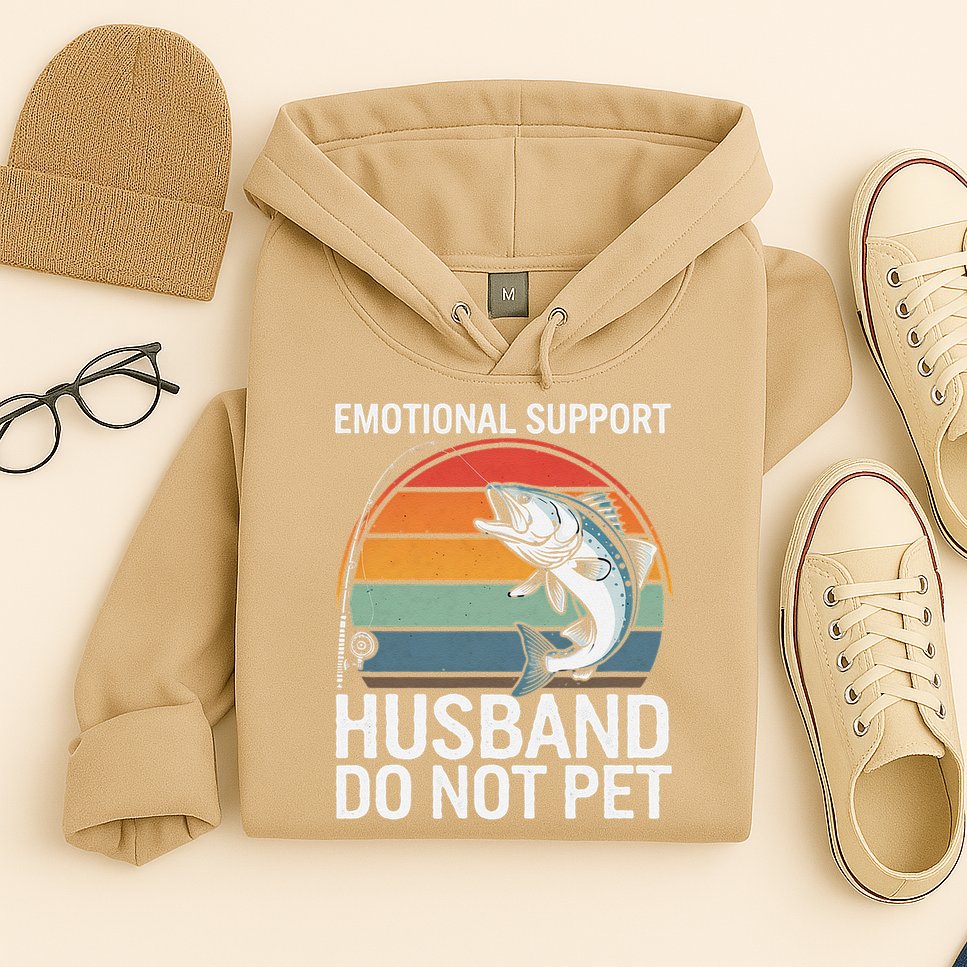 Emotional Support Husband Do Not Pet Hoodie