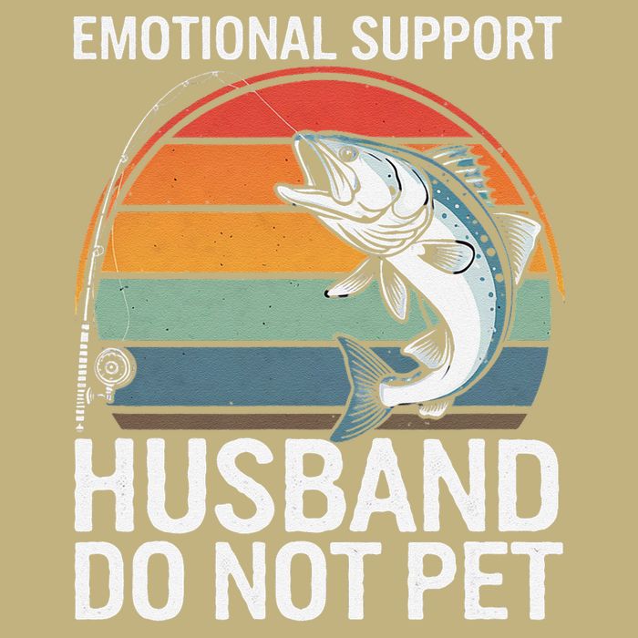 Emotional Support Husband Do Not Pet Sustainable Beanie