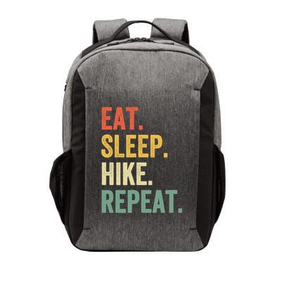 Eat Sleep Hike Repeat Funny Hiker Vintage Hiking Vector Backpack