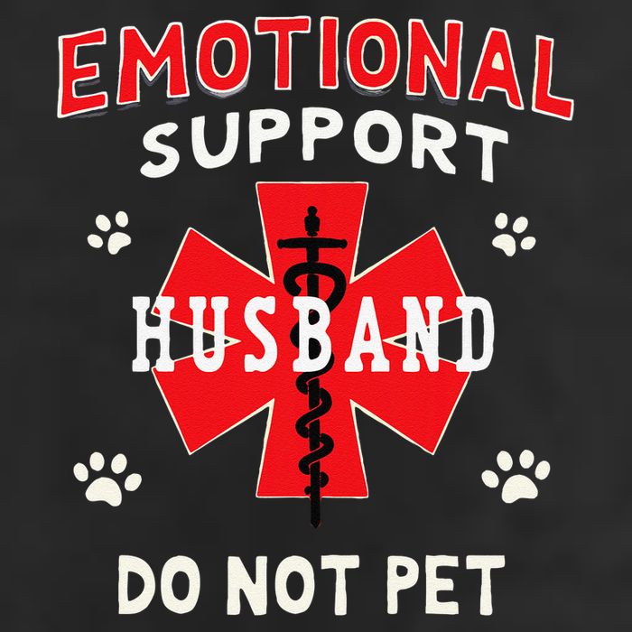 Emotional Support Husband Do Not Pet Cool Comfort Performance Bucket Hat