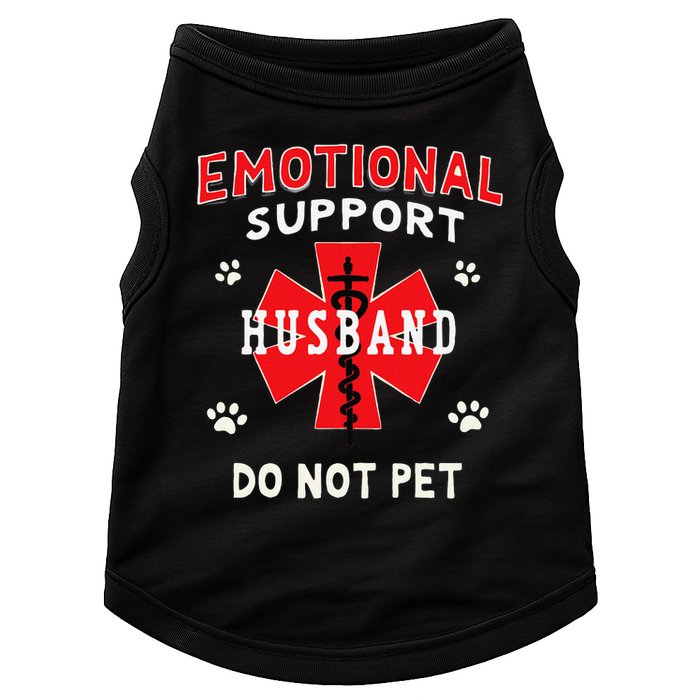 Emotional Support Husband Do Not Pet Doggie Tank