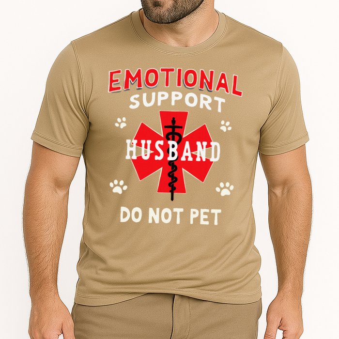 Emotional Support Husband Do Not Pet Performance Shirt