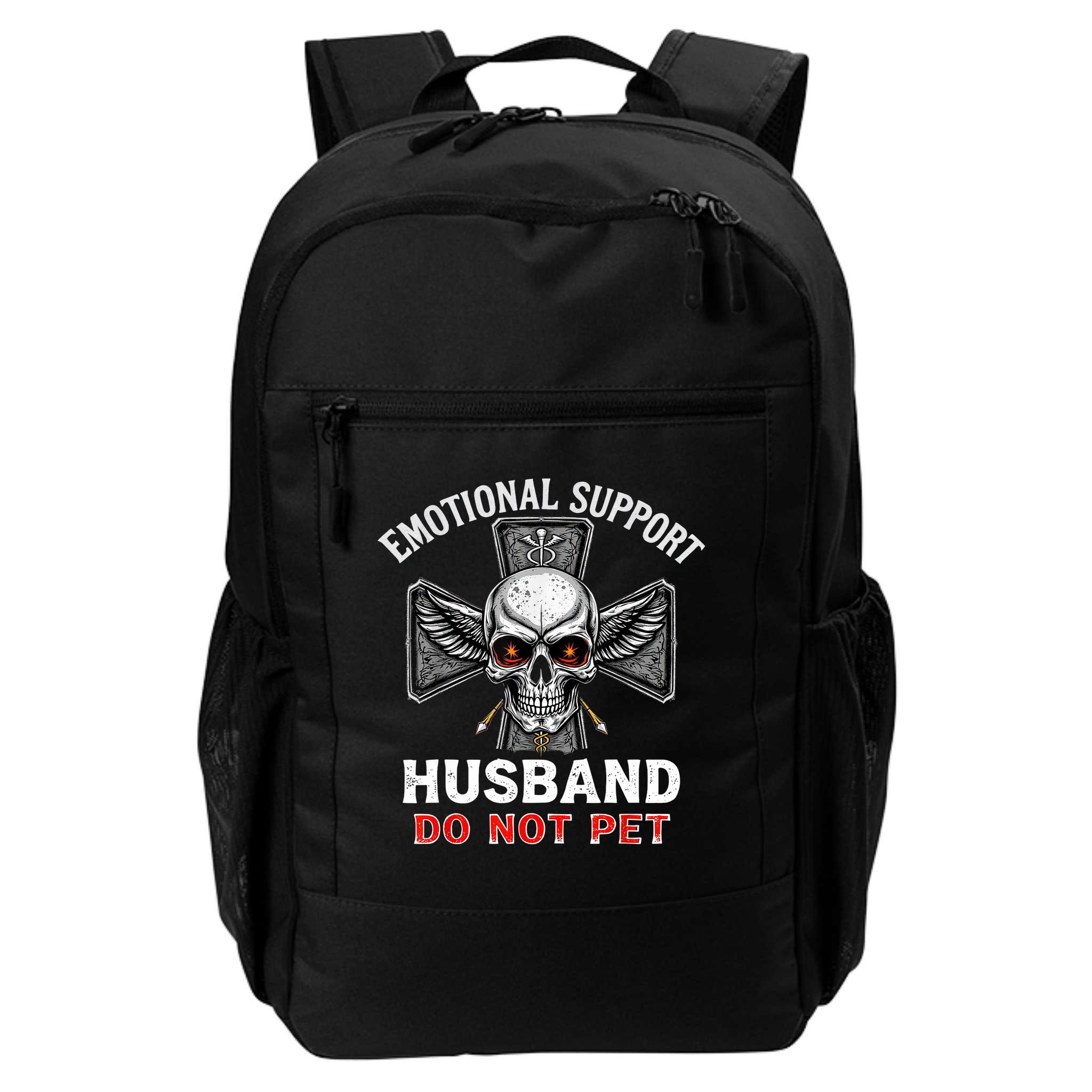 Emotional Support Husband Do Not Pet  Backpack