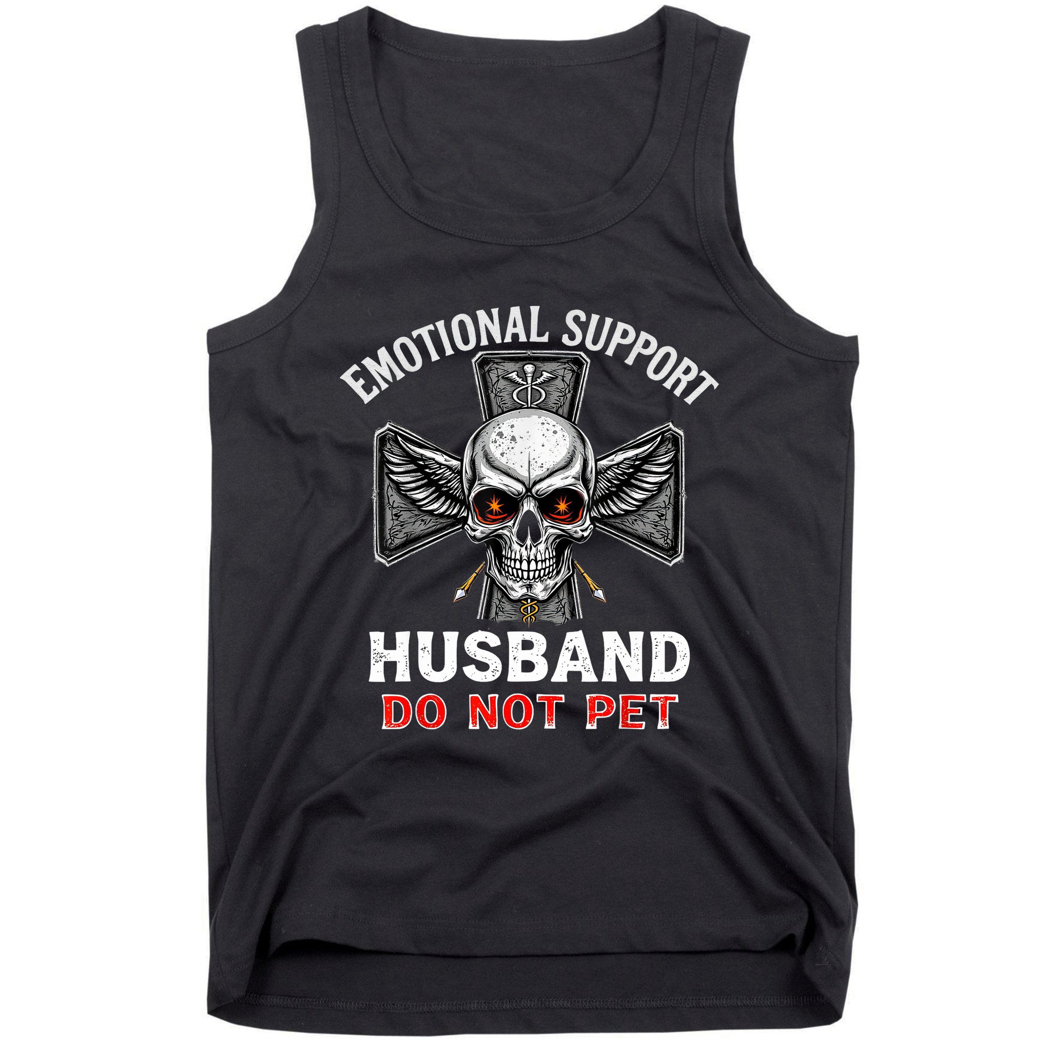 Emotional Support Husband Do Not Pet  Tank Top