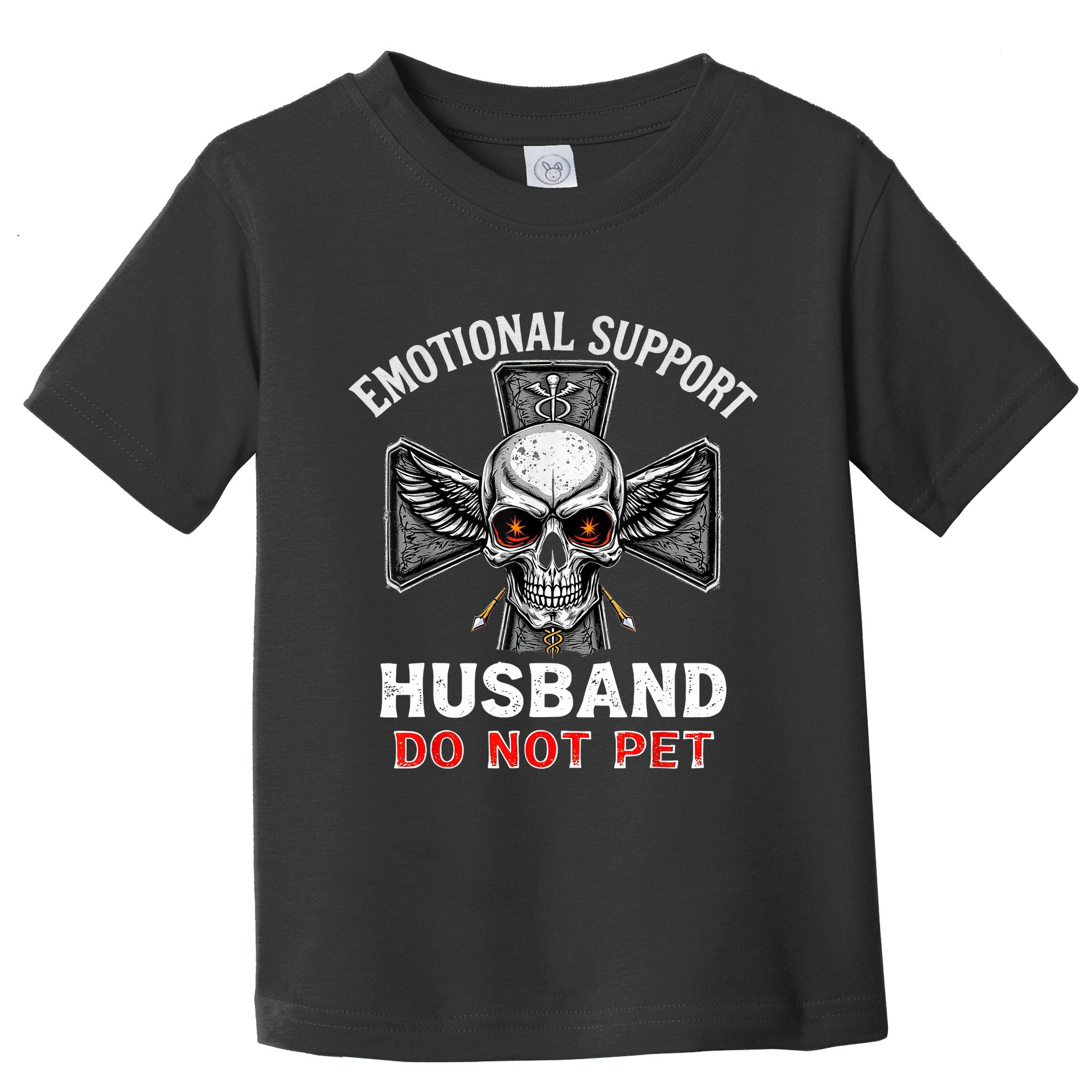 Emotional Support Husband Do Not Pet  Toddler T-Shirt