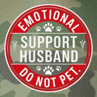 Emotional Support Husband Do Not Pet Legacy Tie Dye Trucker Hat