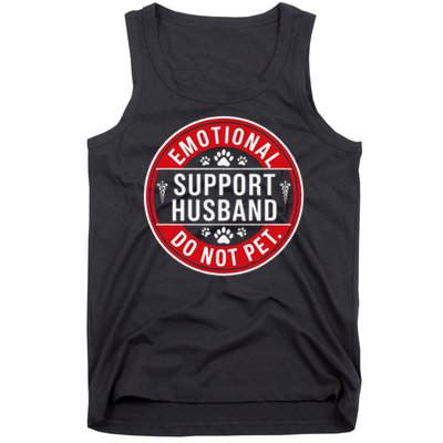 Emotional Support Husband Do Not Pet Tank Top