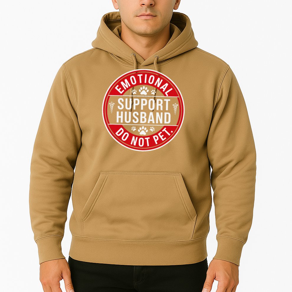 Emotional Support Husband Do Not Pet Hoodie